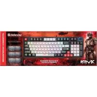 Клавиатура Defender Hawk GK-418 (черный, Outemu Red) фото 1